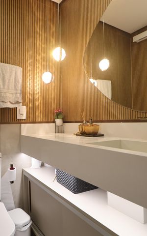 Apartamento à venda com 76m², 3 quartos e 2 vagasBanheiro
