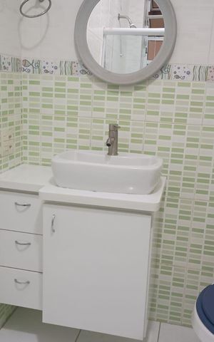 Apartamento à venda com 68m², 1 quarto e sem vaga Apartamento à venda com 68m², 1 quarto e sem vagaBanheiro