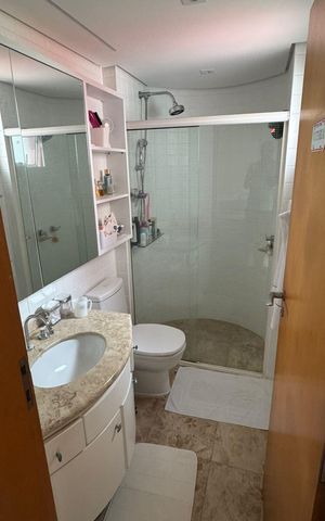 Apartamento à venda com 217m², 4 quartos e 4 vagas Apartamento à venda com 217m², 4 quartos e 4 vagasBanheiro