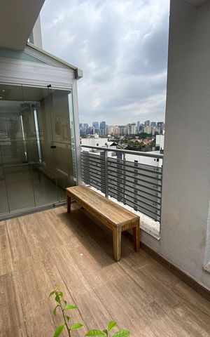 Apartamento para alugar com 163m², 2 quartos e 4 vagas Apartamento para alugar com 163m², 2 quartos e 4 vagasVaranda da cozinha