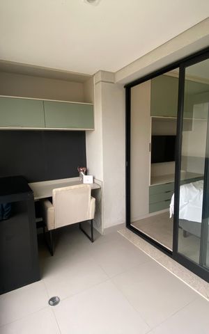 Apartamento à venda com 42m², 1 quarto e 1 vaga Apartamento à venda com 42m², 1 quarto e 1 vagaVaranda