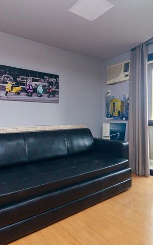 Studio à venda com 35m², 1 quarto e sem vaga Studio à venda com 35m², 1 quarto e sem vagaSala