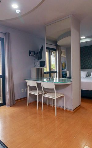 Studio à venda com 35m², 1 quarto e sem vaga Studio à venda com 35m², 1 quarto e sem vagaSala