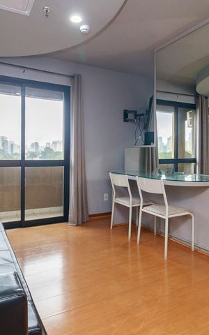 Studio à venda com 35m², 1 quarto e sem vaga Studio à venda com 35m², 1 quarto e sem vagaSala