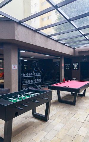 Apartamento à venda com 33m², 1 quarto e sem vaga Apartamento à venda com 33m², 1 quarto e sem vagaEspaço de Jogos
