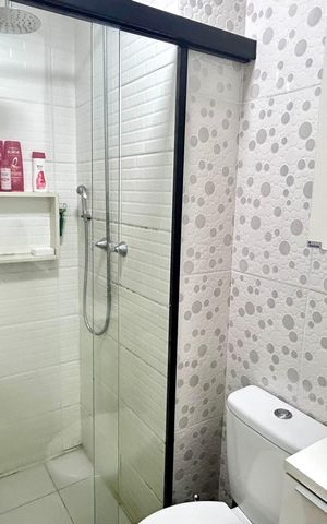 Apartamento à venda com 34m², 2 quartos e sem vaga Apartamento à venda com 34m², 2 quartos e sem vagaBanheiro