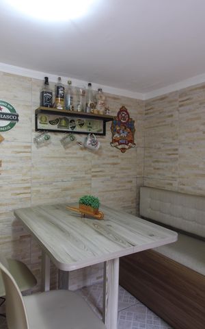 Casa à venda com 110m², 2 quartos e 2 vagasÁrea gourmet