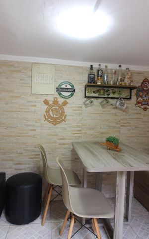 Casa à venda com 110m², 2 quartos e 2 vagasÁrea gourmet