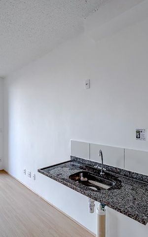 Studio à venda com 27m², 1 quarto e sem vagaCozinha