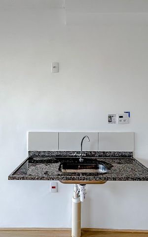 Studio à venda com 27m², 1 quarto e sem vagaCozinha