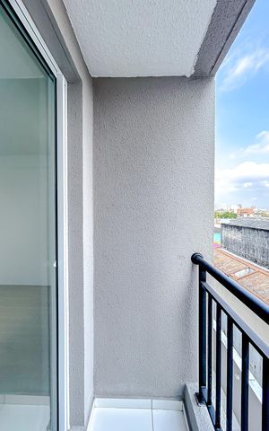 Studio à venda com 27m², 1 quarto e sem vagaVaranda