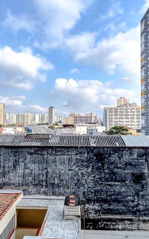 Studio à venda com 27m², 1 quarto e sem vagaVaranda,