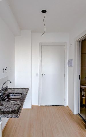 Studio à venda com 27m², 1 quarto e sem vagaCozinha