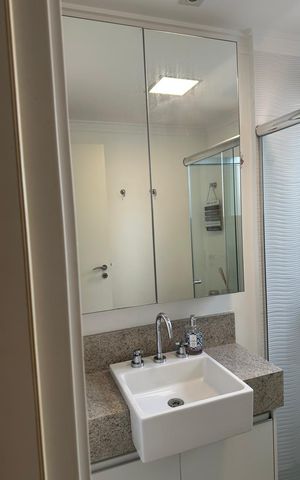 Apartamento à venda com 47m², 1 quarto e 1 vagaBanheiro