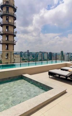 Apartamento para alugar com 41m², 1 quarto e 1 vaga Apartamento para alugar com 41m², 1 quarto e 1 vagaPiscina