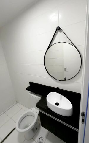 Apartamento para alugar com 44m², 2 quartos e sem vaga Apartamento para alugar com 44m², 2 quartos e sem vagaDetalhe - Banheiro Social