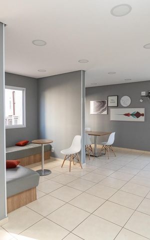 Apartamento para alugar com 35m², 2 quartos e sem vagaÁrea comum - Salão de festas