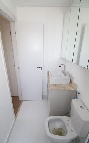 Apartamento para alugar com 60m², 1 quarto e 1 vagaBanheiro da Suíte