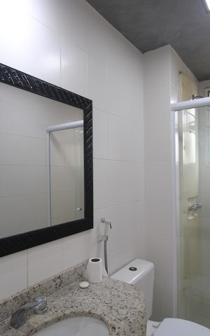 Apartamento à venda com 134m², 4 quartos e 3 vagasBanheiro da suíte 4