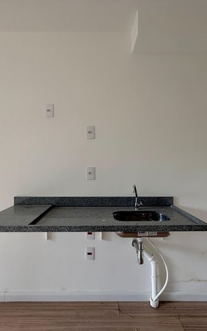 Studio à venda com 24m², 1 quarto e sem vaga Studio à venda com 24m², 1 quarto e sem vagaCozinha