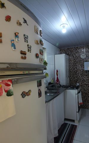 Casa de condomínio à venda com 91m², 3 quartos e 3 vagasEdícula - Cozinha