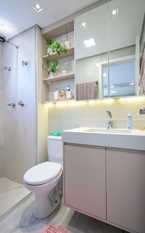 Apartamento à venda com 65m², 2 quartos e 2 vagasBanheiro Suíte