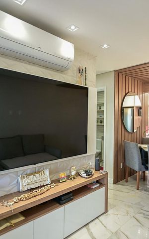 Apartamento à venda com 65m², 2 quartos e 2 vagasSala