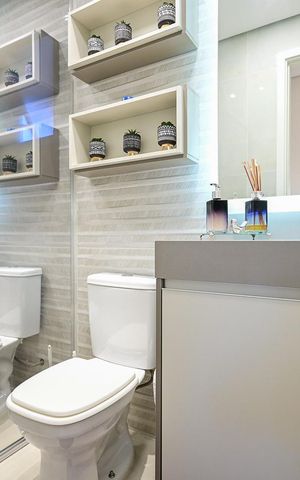 Apartamento à venda com 65m², 2 quartos e 2 vagasBanheiro