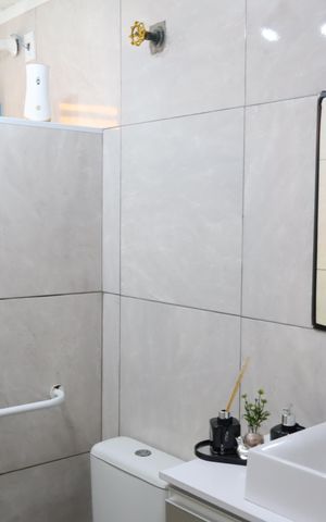 Casa à venda com 199m², 4 quartos e 2 vagasBanheiro da casa térrea