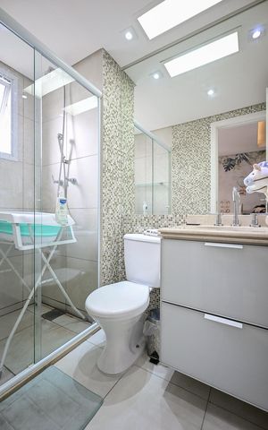 Apartamento à venda com 132m², 3 quartos e 2 vagasBanheiro Suíte 1