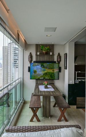 Apartamento à venda com 132m², 3 quartos e 2 vagasVaranda