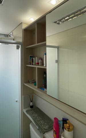 Apartamento para alugar com 40m², 2 quartos e sem vaga Apartamento para alugar com 40m², 2 quartos e sem vagaBanheiro Social
