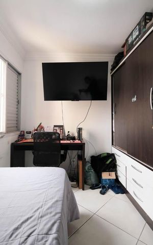 Apartamento à venda com 53m², 2 quartos e 1 vagaQuarto 2