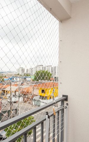 Apartamento à venda com 36m², 2 quartos e 1 vagaVaranda