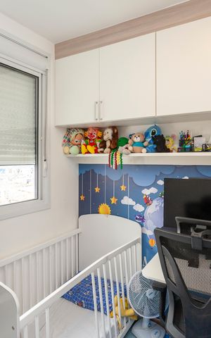 Apartamento à venda com 36m², 2 quartos e 1 vagaQuarto 2