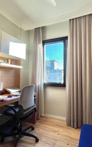 Apartamento à venda com 100m², 3 quartos e 2 vagasQuarto 3