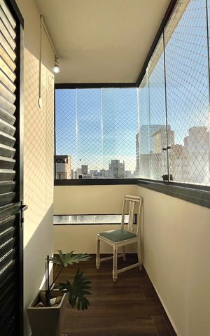 Apartamento à venda com 100m², 3 quartos e 2 vagasVaranda do Quarto 2