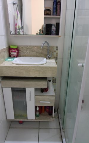 Apartamento à venda com 62m², 2 quartos e 1 vagaBanheiro social