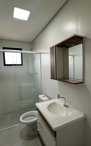 Apartamento para alugar com 60m², 2 quartos e 1 vaga Apartamento para alugar com 60m², 2 quartos e 1 vagaBanheiro