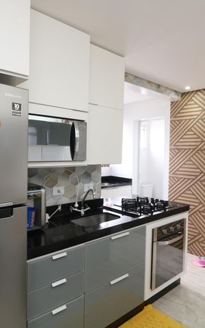 Apartamento para alugar com 68m², 2 quartos e 1 vagaCozinha