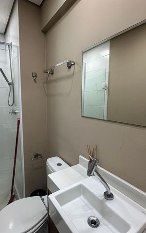 Apartamento para alugar com 54m², 1 quarto e 1 vaga Apartamento para alugar com 54m², 1 quarto e 1 vagaBanheiro da Suíte