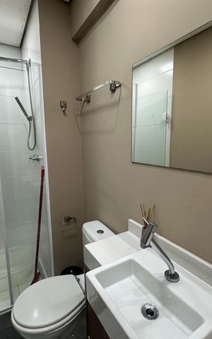 Apartamento para alugar com 54m², 1 quarto e 1 vaga Apartamento para alugar com 54m², 1 quarto e 1 vagaBanheiro da Suíte