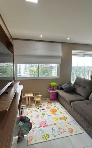 Apartamento para alugar com 54m², 1 quarto e 1 vaga Apartamento para alugar com 54m², 1 quarto e 1 vagaSala