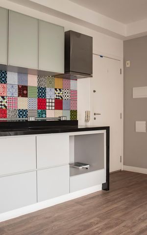 Studio à venda com 32m², 1 quarto e 1 vagaCozinha