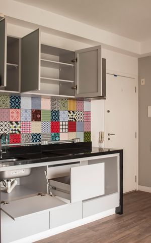 Studio à venda com 32m², 1 quarto e 1 vagaCozinha