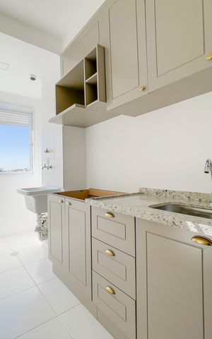 Apartamento à venda com 47m², 2 quartos e 1 vaga Apartamento à venda com 47m², 2 quartos e 1 vagaCozinha e Área de Serviço
