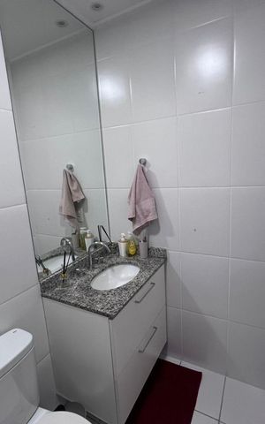 Apartamento à venda com 70m², 2 quartos e 1 vaga Apartamento à venda com 70m², 2 quartos e 1 vagaBanheiro