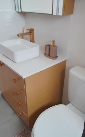 Apartamento à venda com 71m², 3 quartos e 2 vagasBanheiro da Suíte