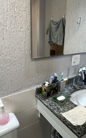 Apartamento à venda com 105m², 3 quartos e 2 vagas Apartamento à venda com 105m², 3 quartos e 2 vagasBanheiro da Suíte 1