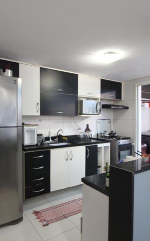 Casa de condomínio à venda com 100m², 3 quartos e 1 vagaCozinha